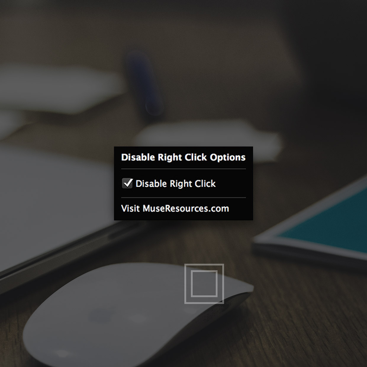 Disable Right Click