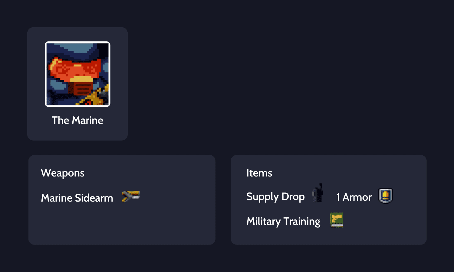 The Marine Info Card