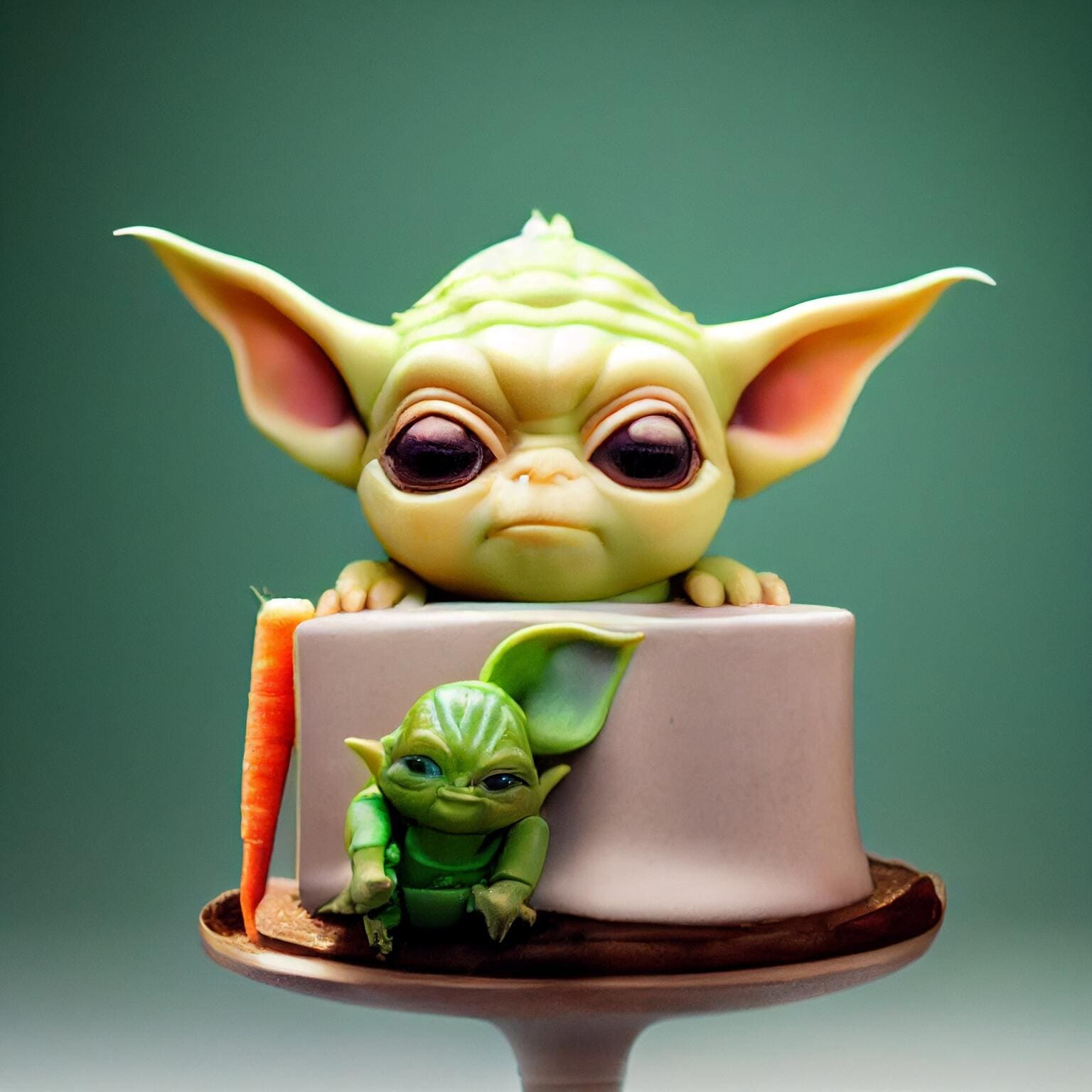 +20 Baby Yoda Cake Design Examples You want to Bite - Eggradients.com