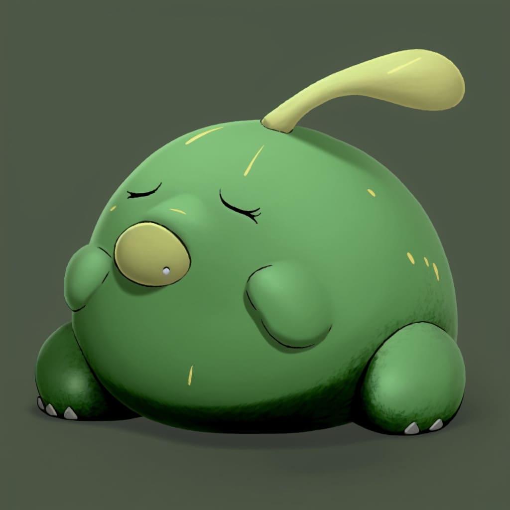 +25 Green Pokemon Explained (3D Images) - Eggradients.com