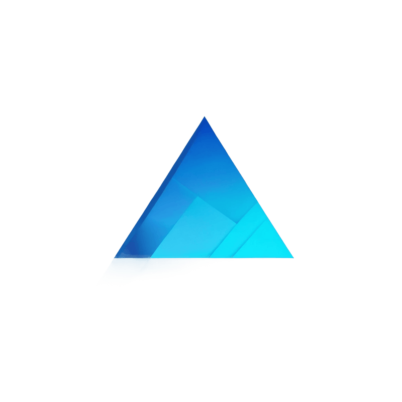 +50 Blue Triangle Logo For Free Geometric Modern Brandings