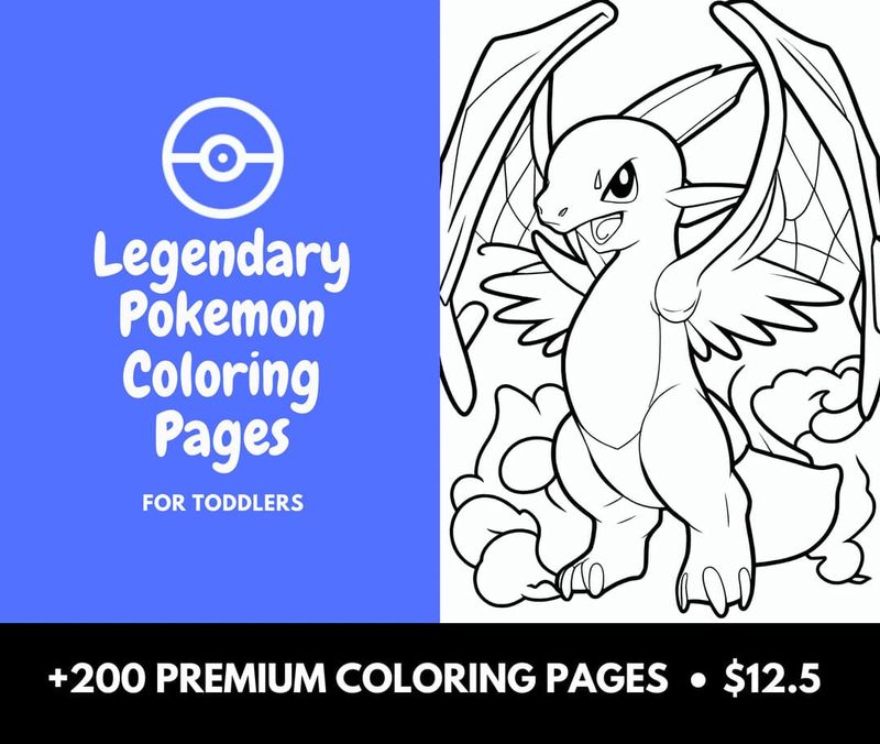 +50 Legendary Pokemon Coloring Pages Free Printable Images