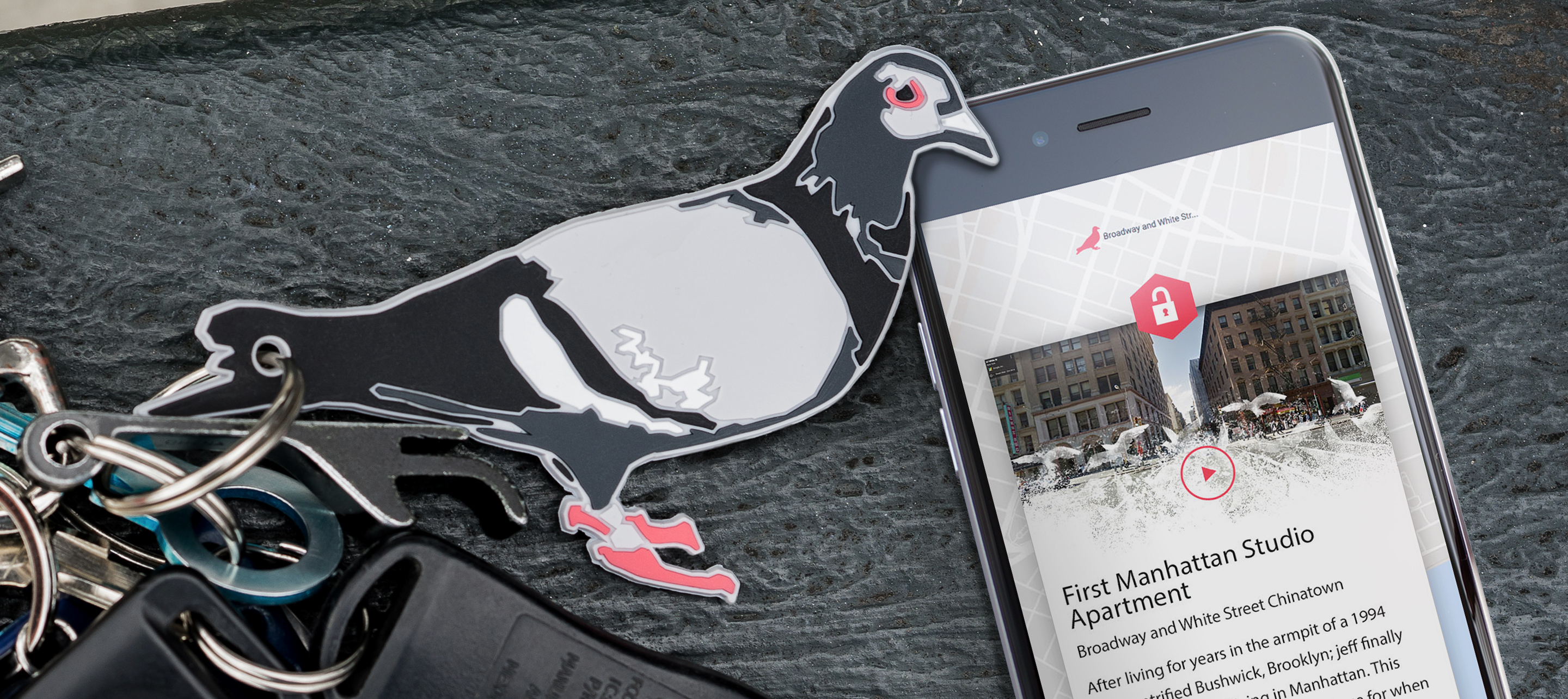 Built on Blue Bite Staple Pigeon