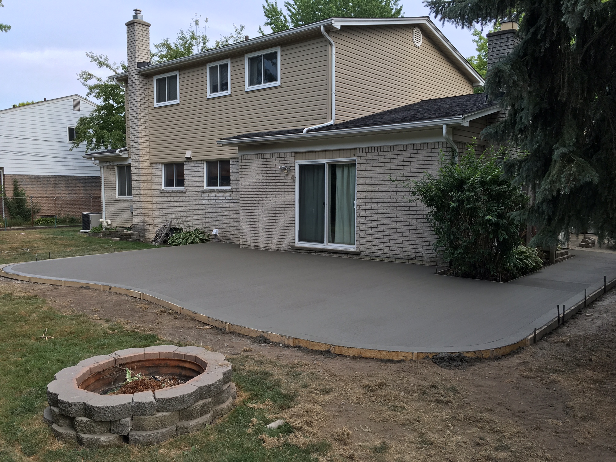 Pro Development Project Concrete Patio Removal/ Installation