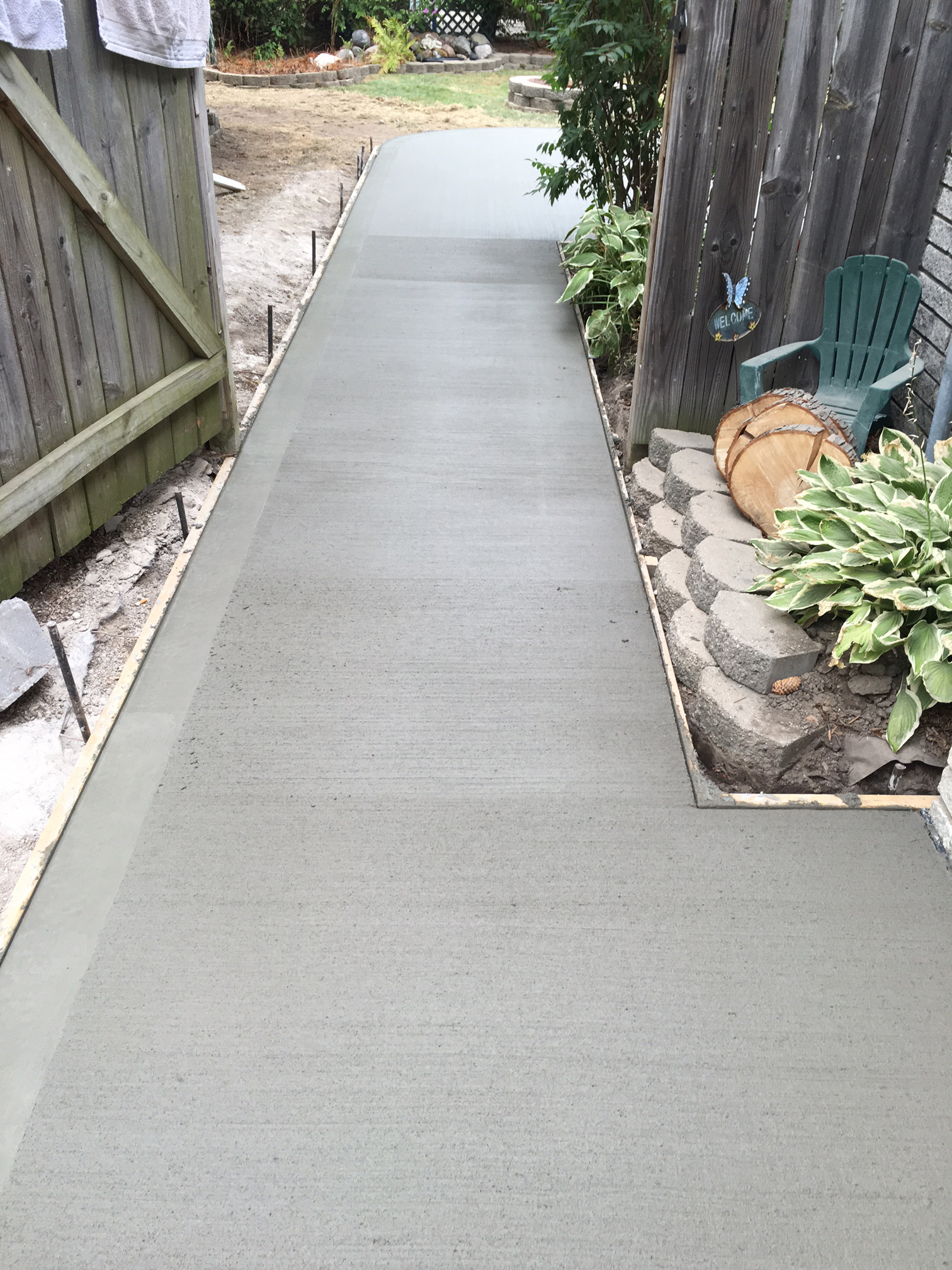 Pro Development Project Concrete Patio Removal/ Installation