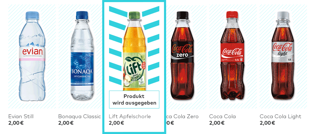 Bezahlvorgang Smart Vending