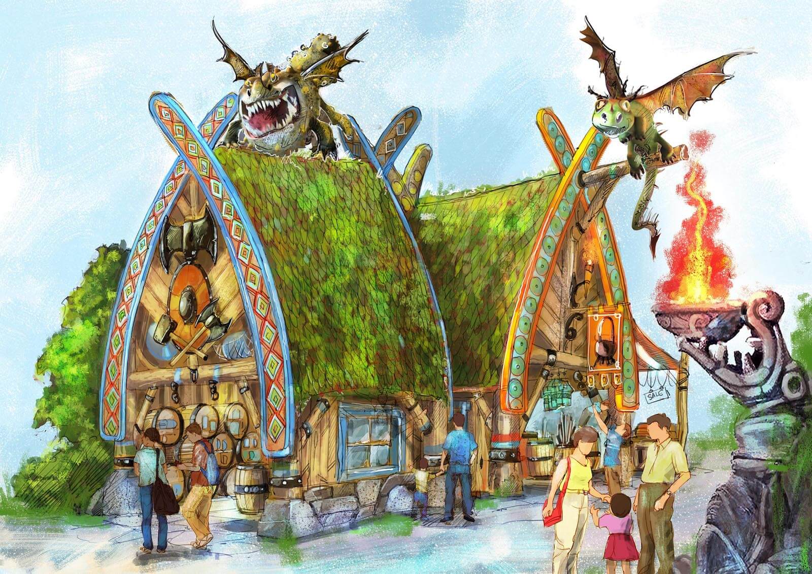 KBXD Project Detail — How To Train Your Dragon Theme Park