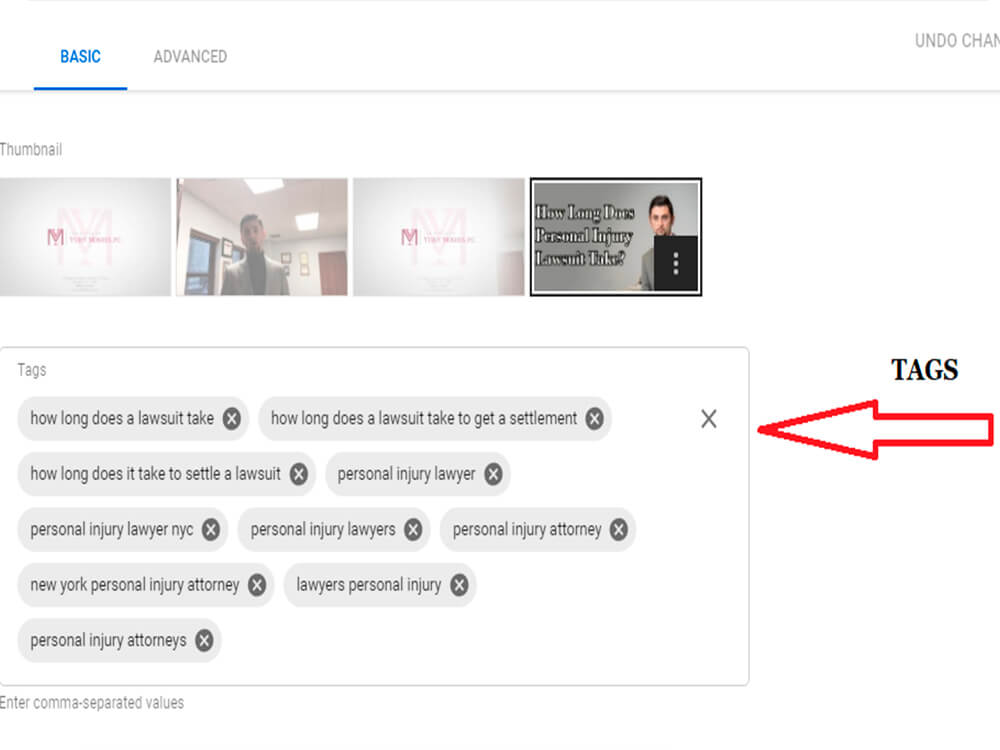 What Video Tags Should I Use? social media for law firms