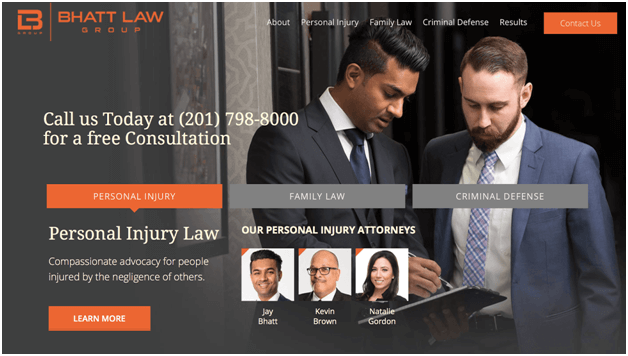Top Lawyer Websites Have a Simple Interface best law firm websites