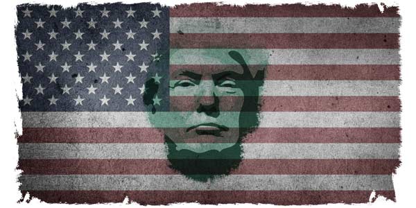 usa flag Trump
