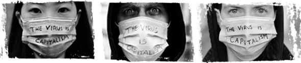 capitalism virus mask