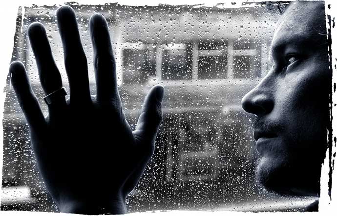 man isolation