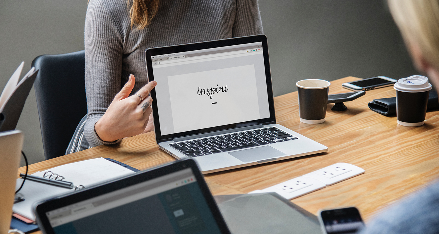 woman working on laptop