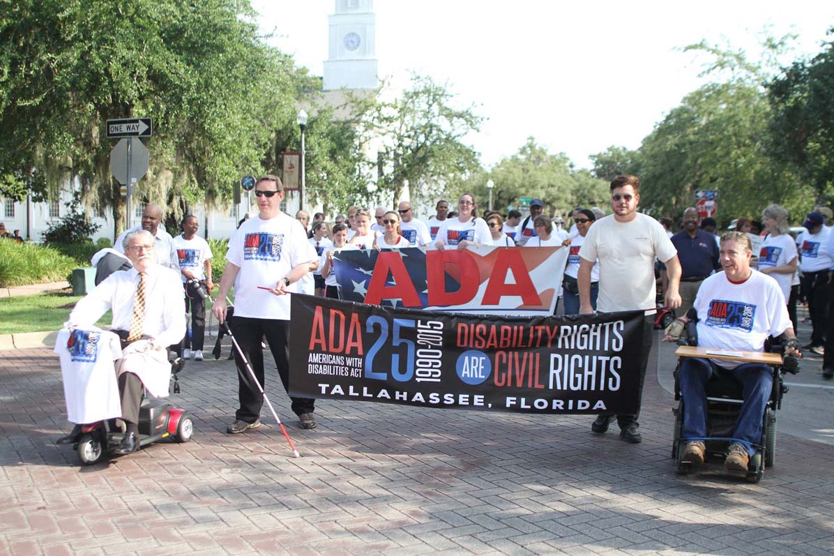 A parade for Americans Disabilities Act.