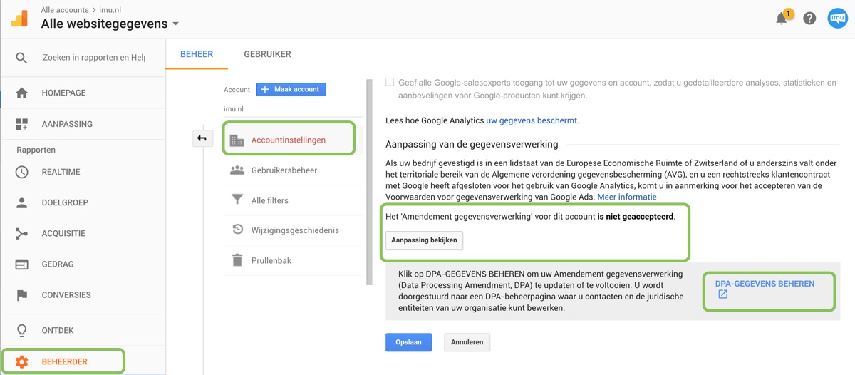 google-analytics-anonimiseren-avg-gdpr-stap-1