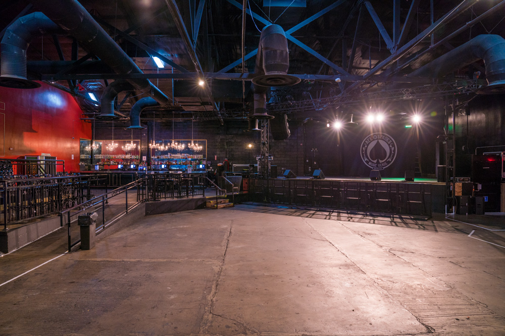 The interior of Ace of Spades for music on R Street in Sacramento for Visit Sacramento.