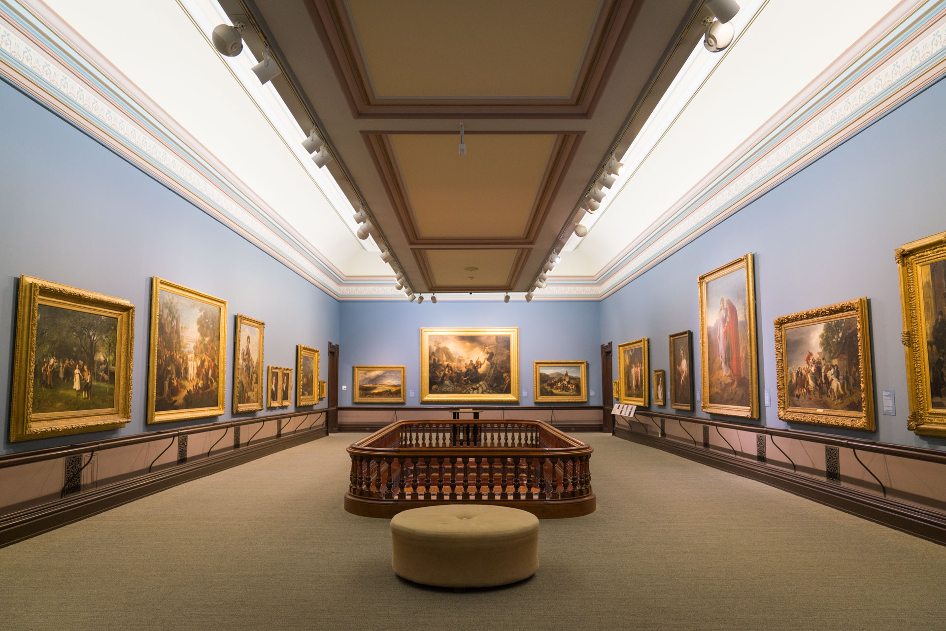 Interior of Crocker Art Museum in Sacramento CA