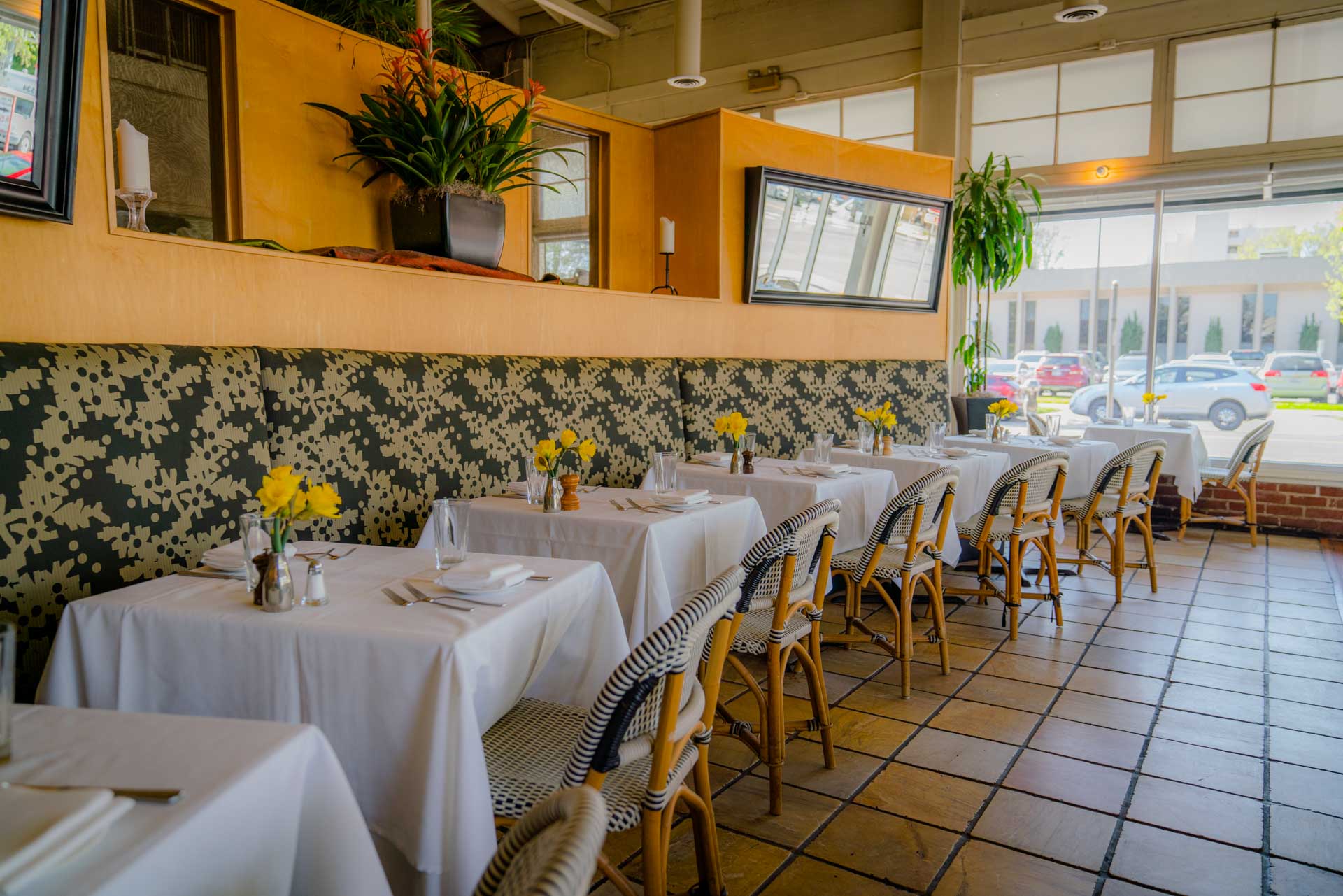 Interior of The Waterboy, a farm to fork restaurant in Sacramento, CA