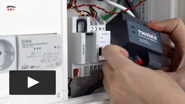 Install Thinka for KNX in your cabinet