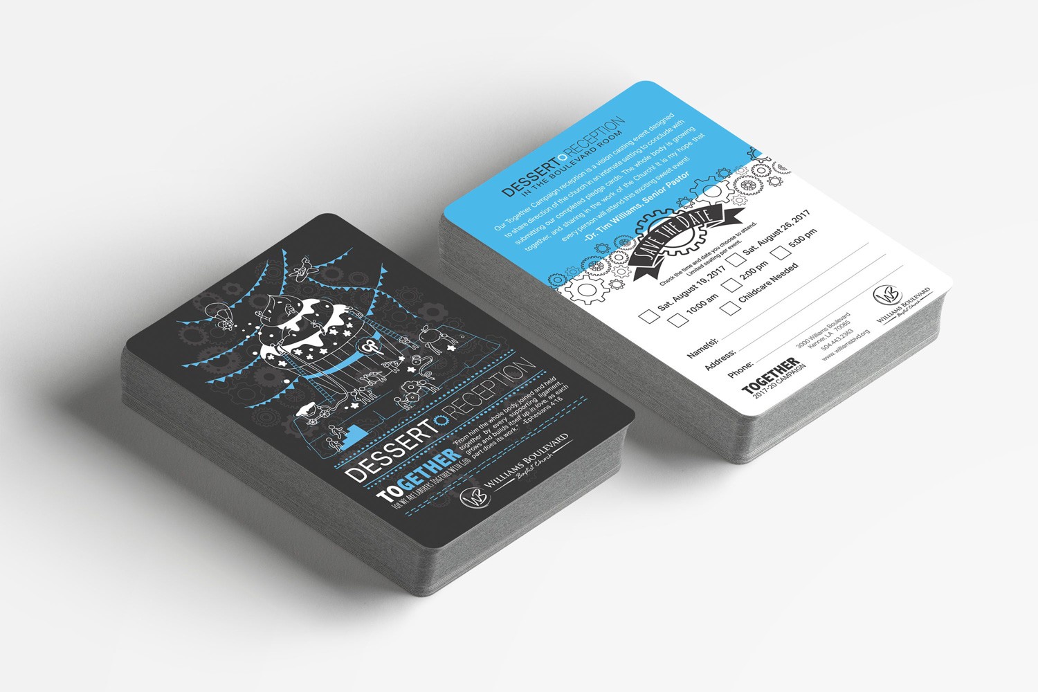 Church Capital Campaign Invitations, Invite Card examples, ideas, samples