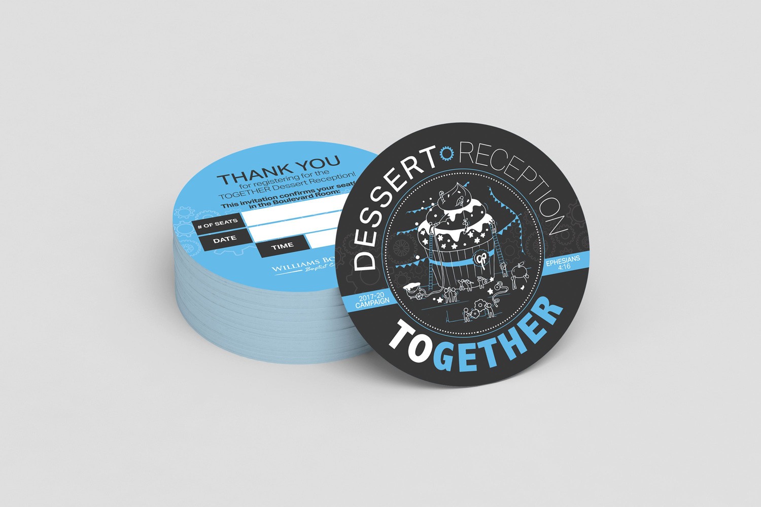 Event Invitations for Church Campaigns design and printing examples and ideas Template