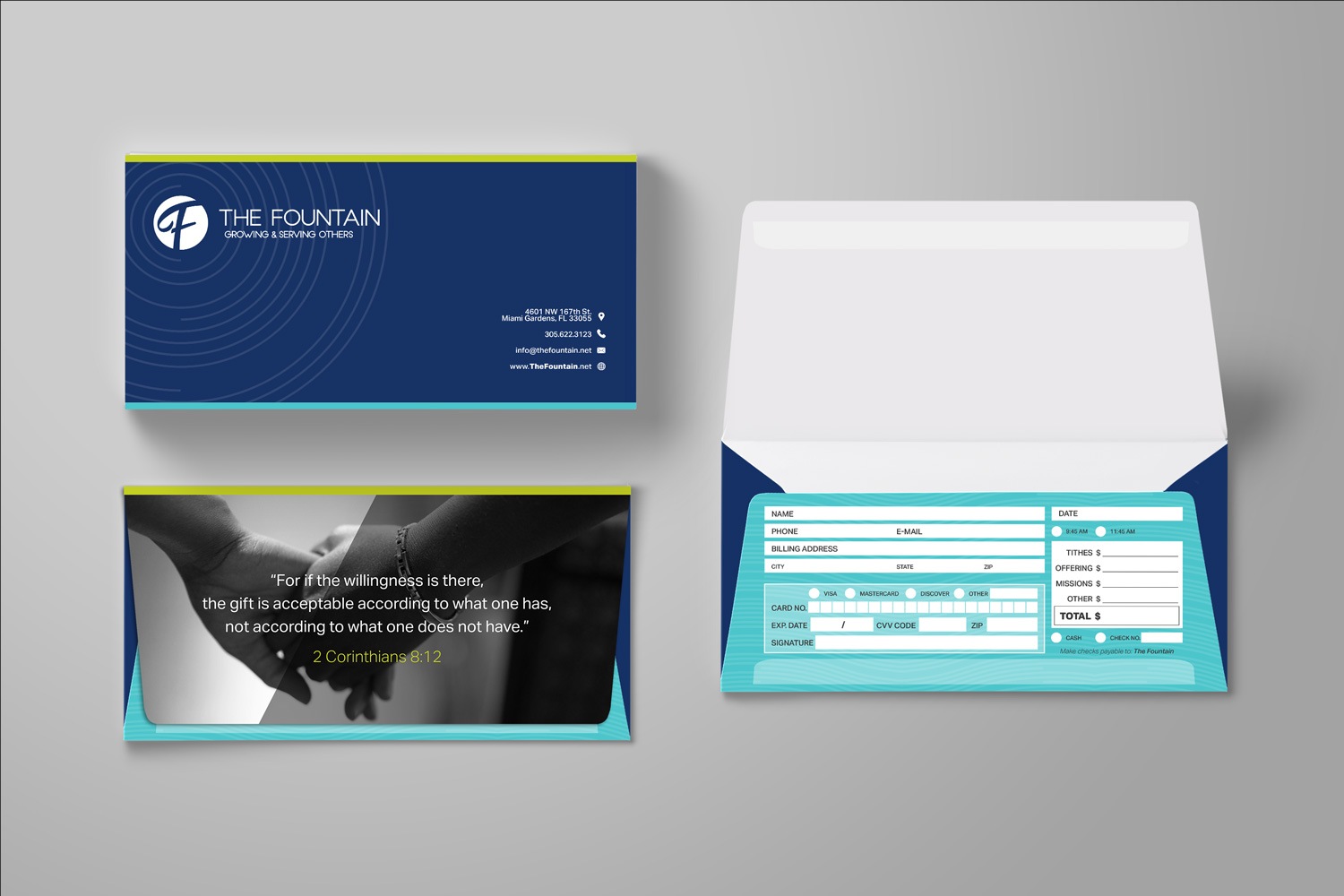 church offering envelope custom design example ideas