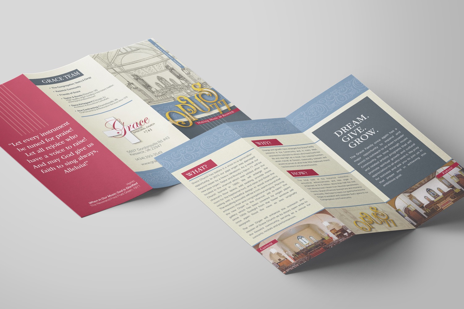 Church Capital Campaign Brochure design examples & Ideas