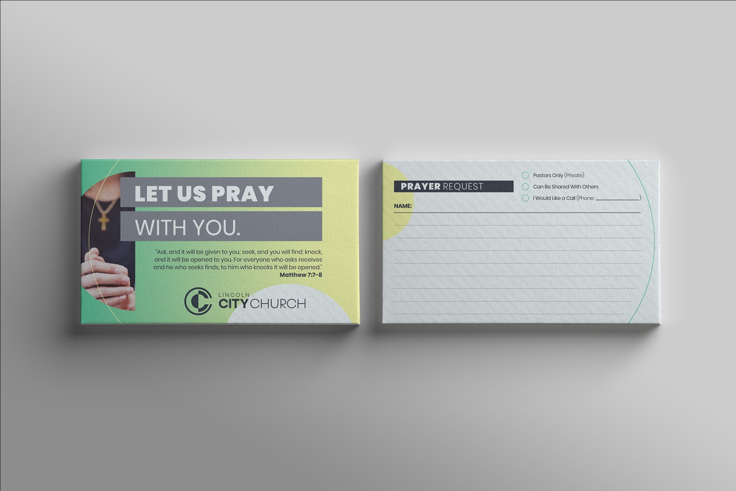 church prayer cards design and printing for church outreach design for church marketing communications
