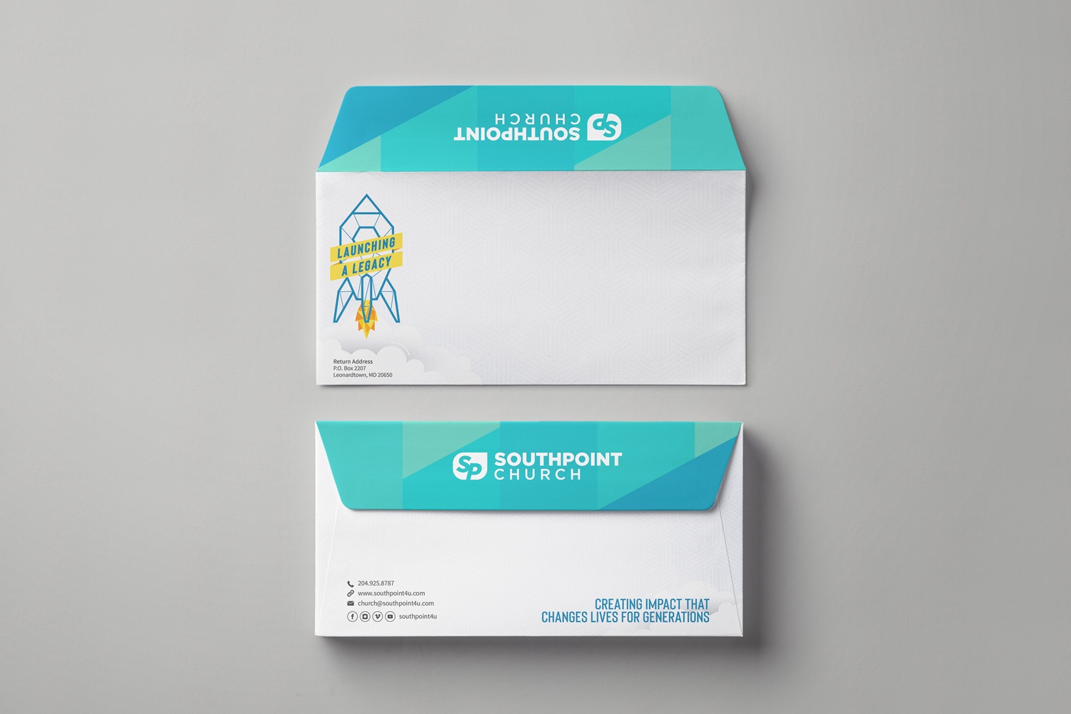 Church Capital Campaign Envelopes design and printing examples ideas