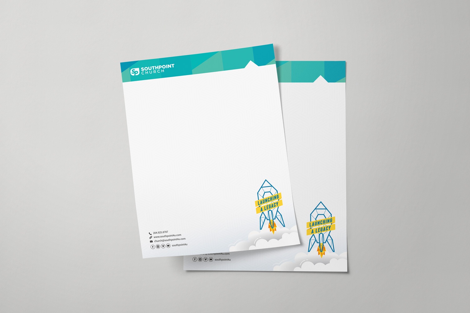Church Building Campaign Letterhead Design Ideas