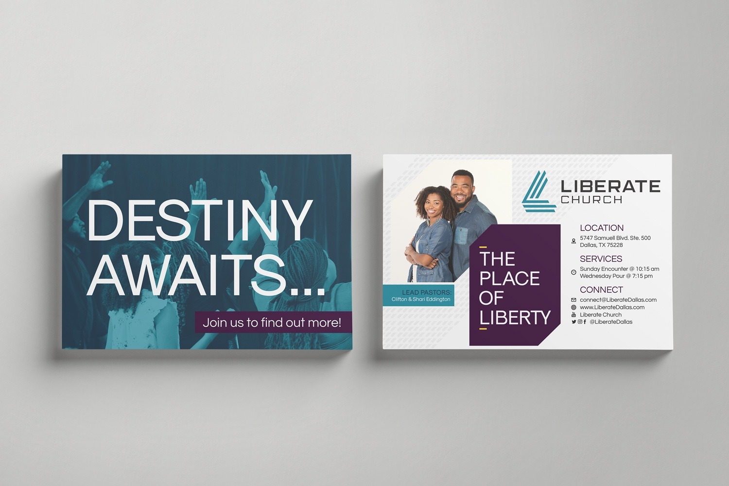 church invite postcards design idesas for church marketing and outreach