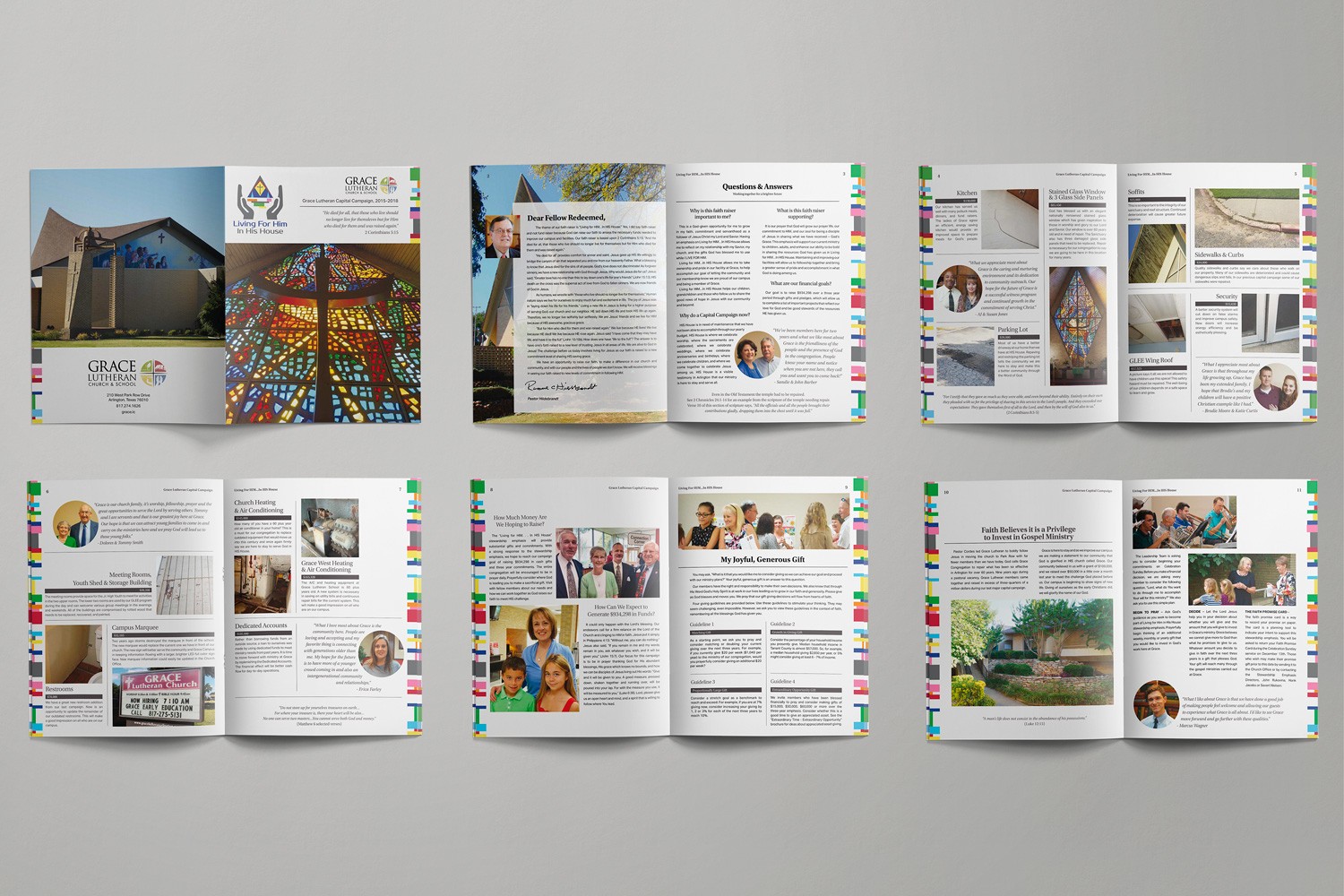 Church Fundraising campaign case statement brochure design and printing ideas