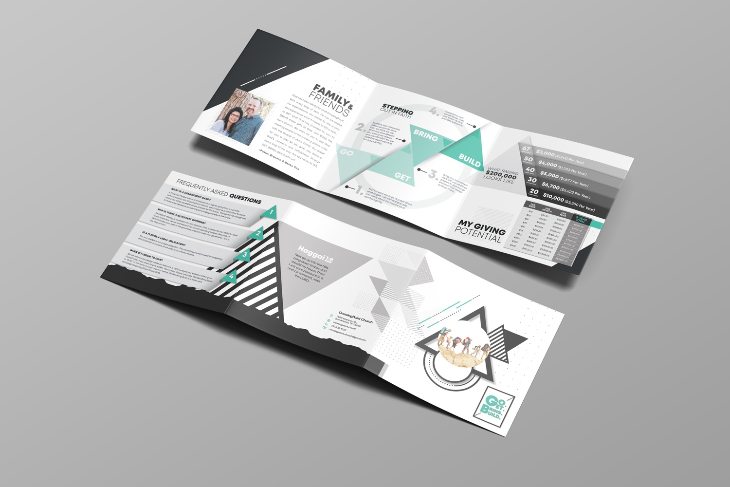 Brochure for church capital campaigns, Stewardship Materials by Abstract Union