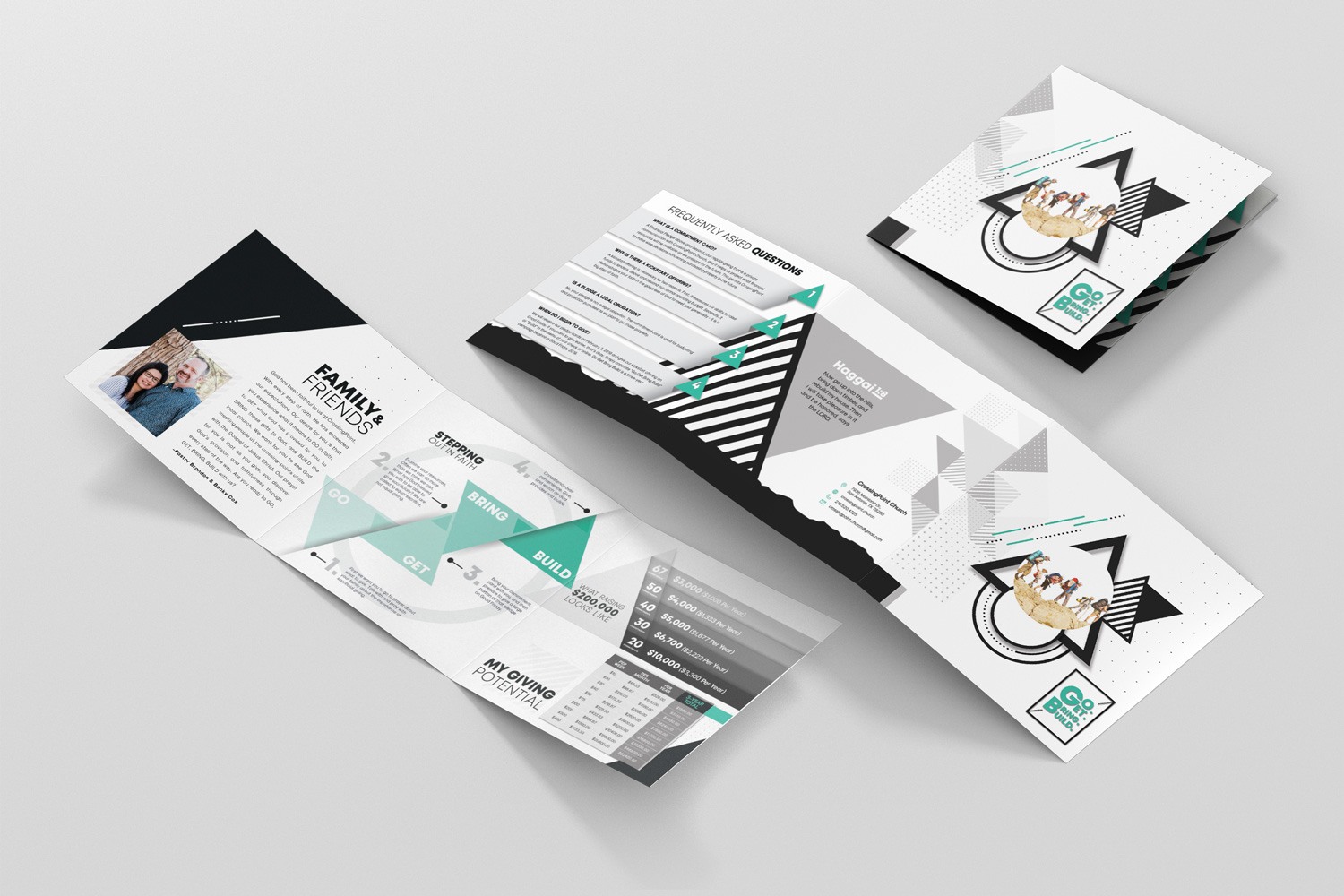 Brochure for church capital campaigns, Stewardship Materials by Abstract Union
