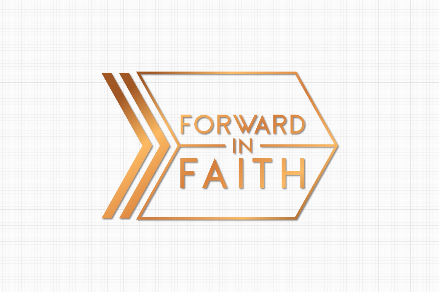 church capital campaign slogan forward in faith logo by abstract union