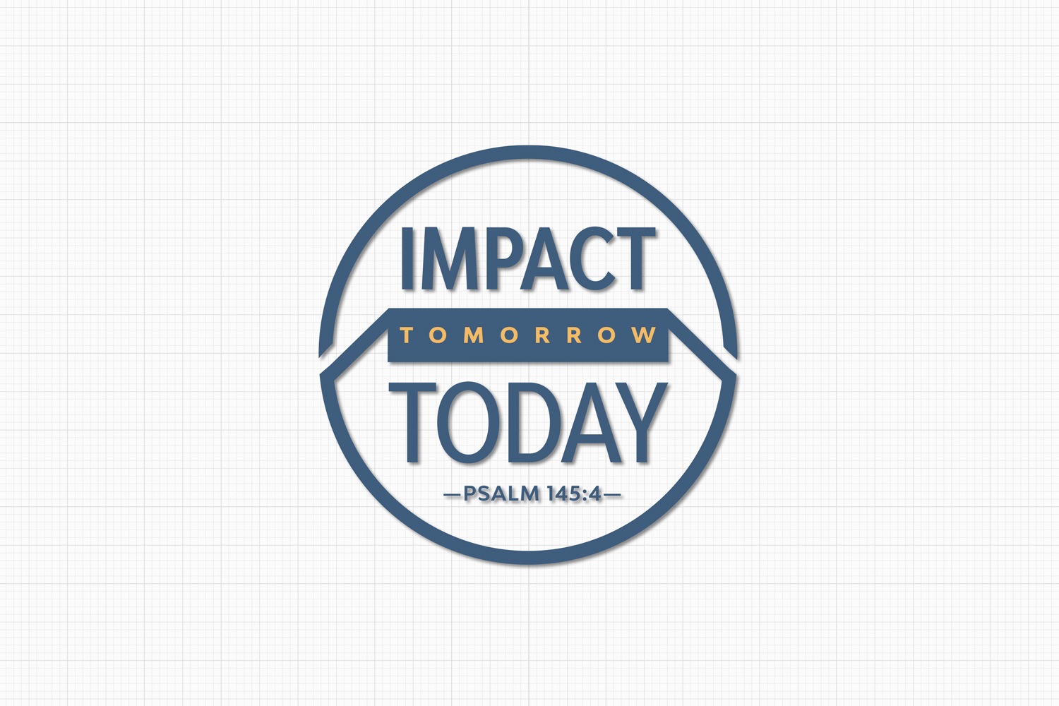 Stewardship theme ideas for campaign logo and church capital fundraising by abstract union
