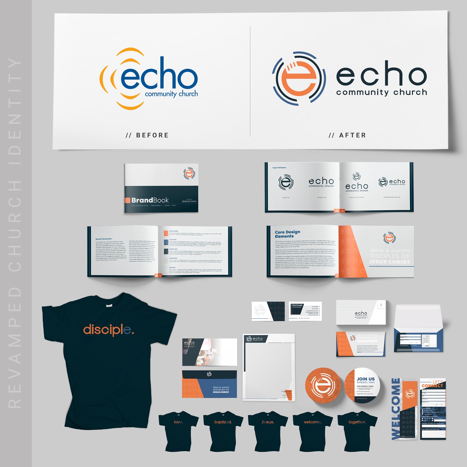 Revamped Church Brand Identity for non-denominations church branding by Abstract Union