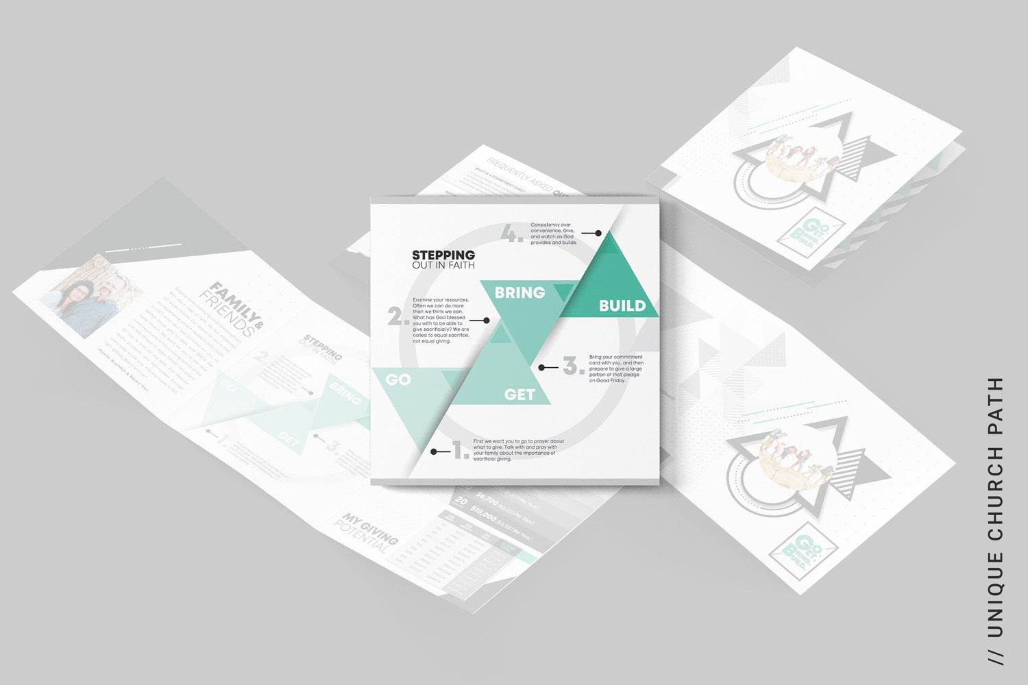 Church Fundraising campaign brochure of best case statement design