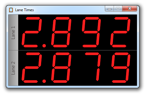Lane times window