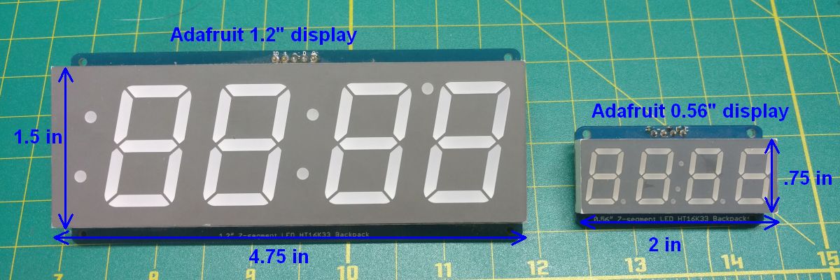 Adafruit display comparison
