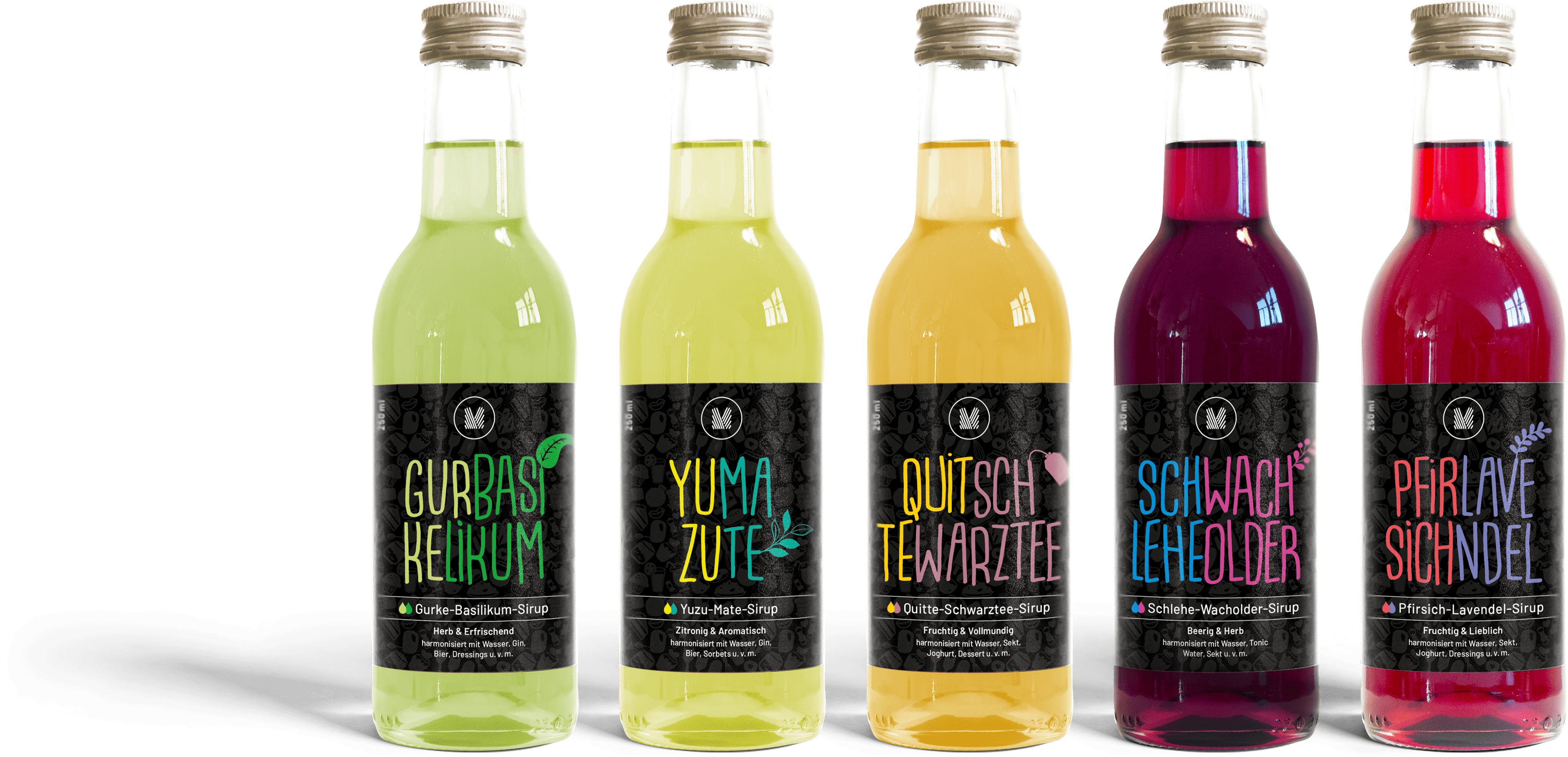 MUNDART Sirup Sorten mit Vielfalt