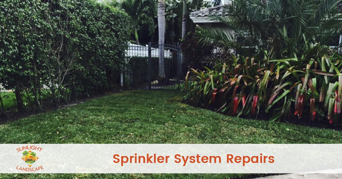 Irrigation System Repairs
