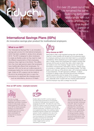 Planos internacionais de poupança (ISPs)
