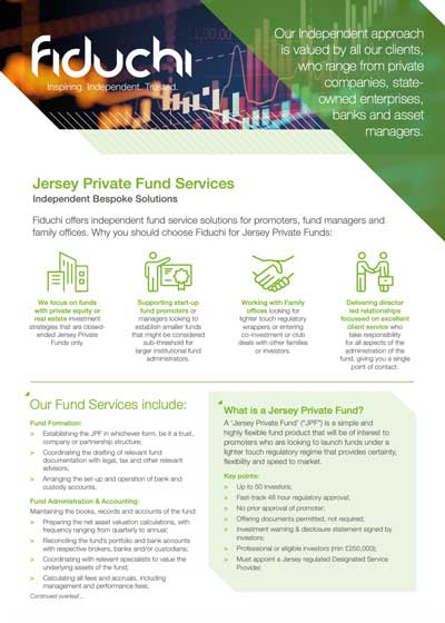 Folheto de Fundos Privados Fiduchi Jersey