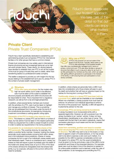 Privada Segurança Empresas (PTCs)