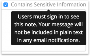Sensitive Info Alert