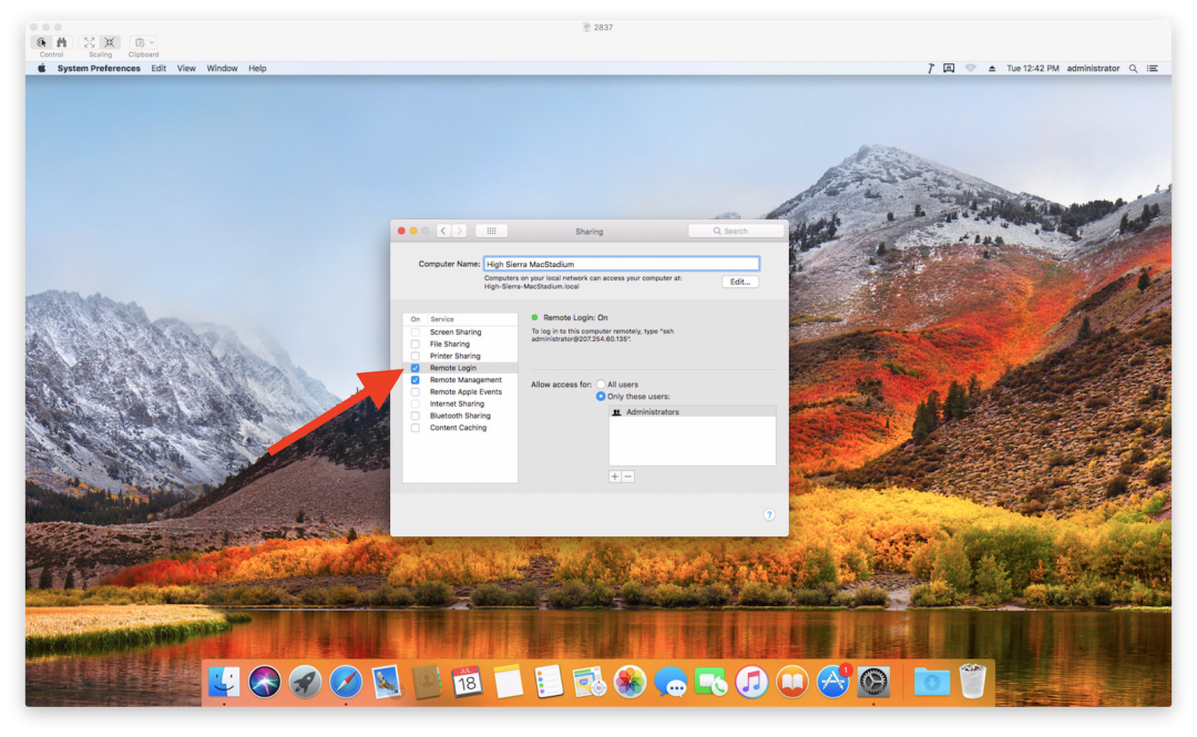 Remote Login