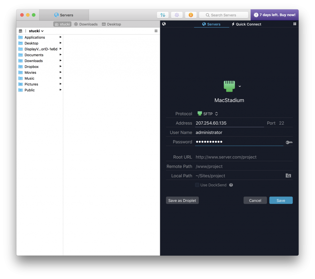 Transmit Info