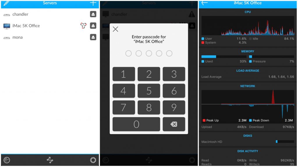 iStat Phone Screen