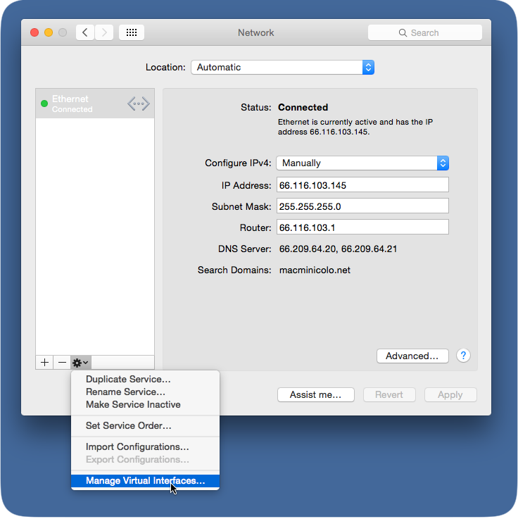 Setup mac for vpn